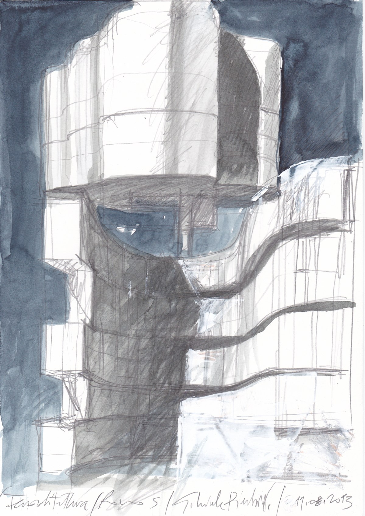 Terza Architettura: serie di disegni estate 2013_ Third Architecture: summer 2013&nbsp;drawings